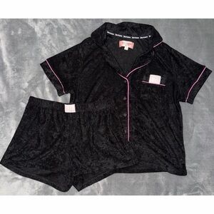 🖤🩷 Juicy Couture Terry Cloth Pajama Set